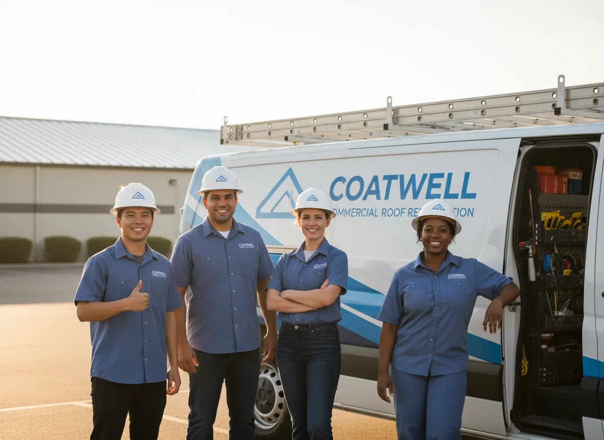 Commercial roof coating company in Justin, TX